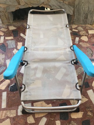Silla Tumbona Plegable Playa Piscina Aluminio
