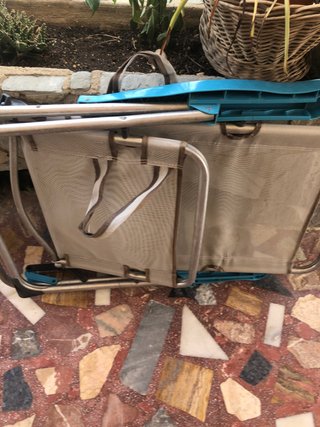 Silla Tumbona Plegable Playa Piscina Aluminio