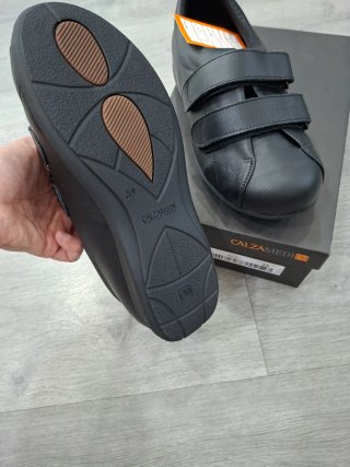 Calzamedi Zapato Ancho Especial Negro Talla 39