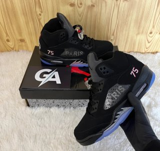 Jordan 5 PSG Negro Azul
