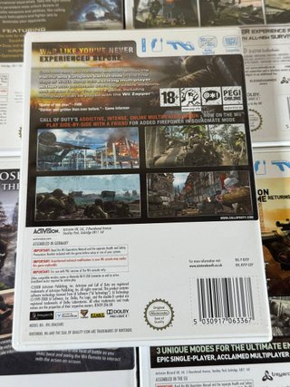 Lotto 5 Giochi Call of Duty per Nintendo Wii