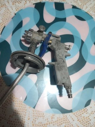 Pistola de pintar sin bote