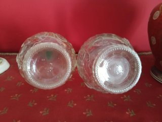 2 set di due Bottiglie Vintage in Vetro