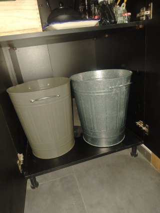 2 Cubos Basura Grandes Ikea Metal