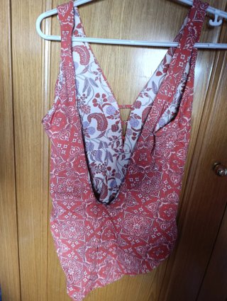 Bañador reversible estampado