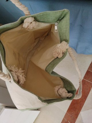 Bolso de playa Sandybeach con lentejuelas