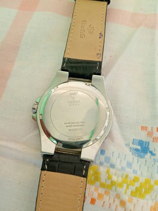 Orologio Guess Uomo Nero e Argento