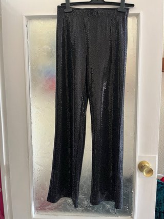 Pantalón negro lentejuelas