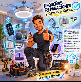 PEQUEÑAS REPARACIONES Y AYUDA TECNOLÓGICA A DOMICI