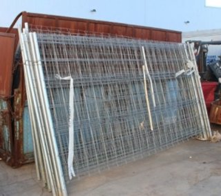 Vallas de obra metálicas