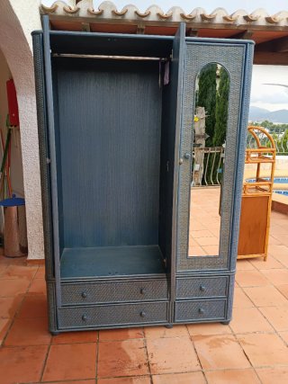 Armario mimbre