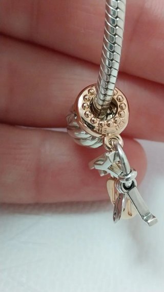 Pulsera Pandora Familia Talla 18 cm.