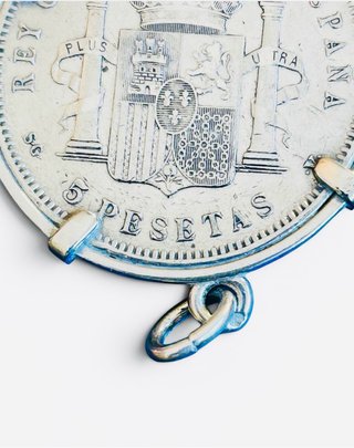 Moneda 5 Pesetas 1898 Alfonso XIII Plata