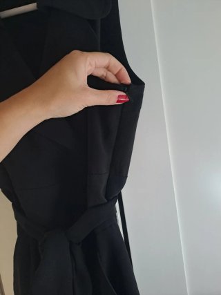 Vestido negro Zara