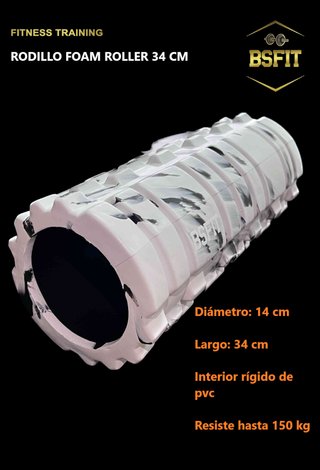 Foam Roller Masajeador Yoga Espalda y Cuello