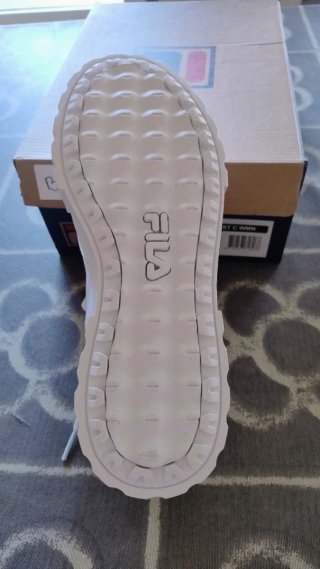 Zapatillas Fila Sandblast plataforma blancas