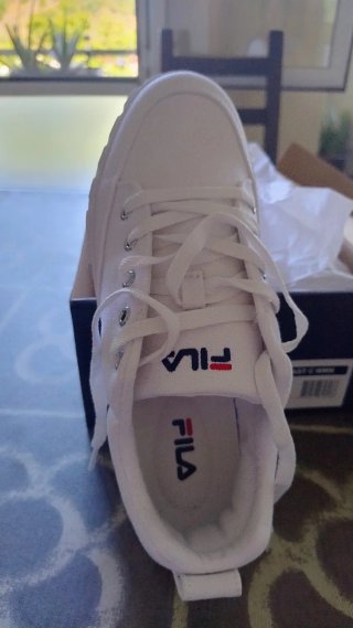 Zapatillas Fila Sandblast plataforma blancas
