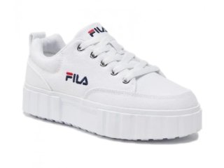 Zapatillas Fila Sandblast plataforma blancas