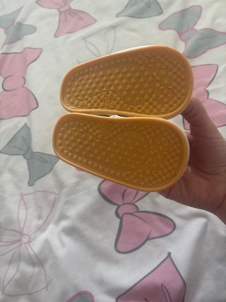 Sandalias bebé blancas lazo 6-12 meses