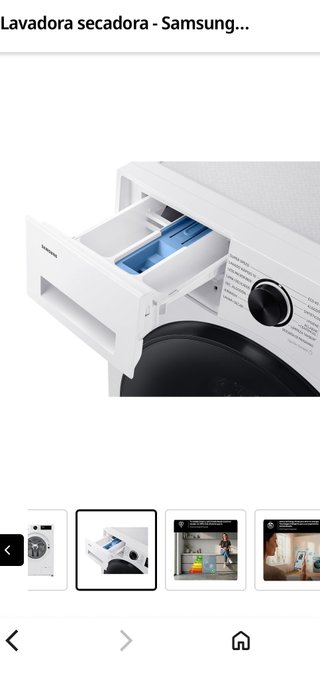 Lavadora Secadora Samsung Blanca