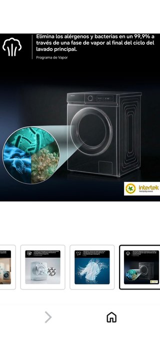 Lavadora Secadora Samsung Blanca