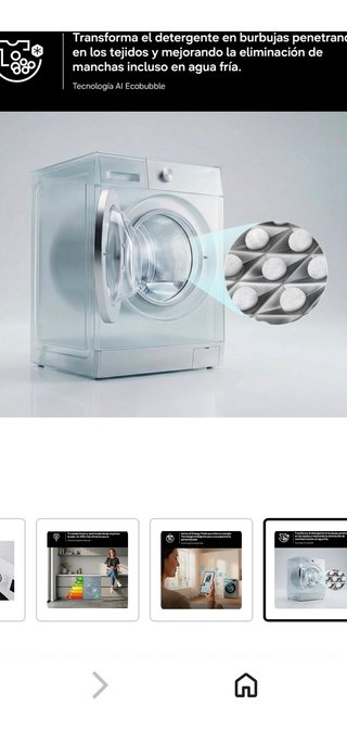 Lavadora Secadora Samsung Blanca