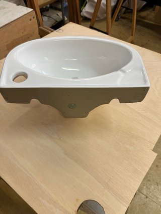Lavabo pequeño porcelana para campers