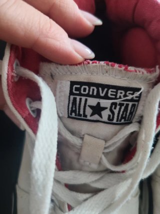 Converse Botas Blancas y Rosas