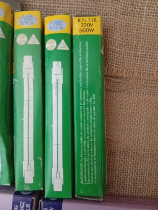 Lámparas Halógenas R7s 500W (Pack)