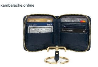 Cartera Billetera Hombre Monedas Tarjetas negra