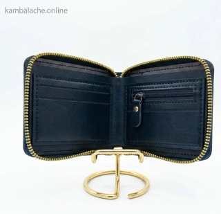 Cartera Billetera Hombre Monedas Tarjetas negra