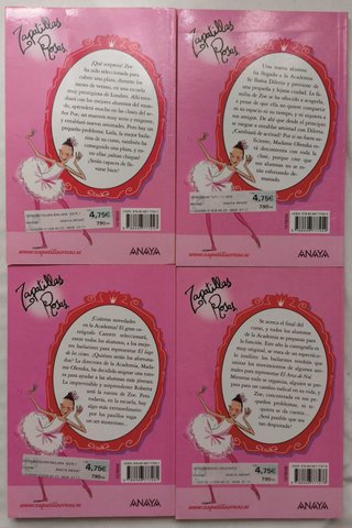 Colección Zapatillas Rosas 4 libros Anaya