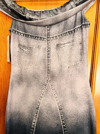 Vestido Lycra Tipo Tejano Talla Única
