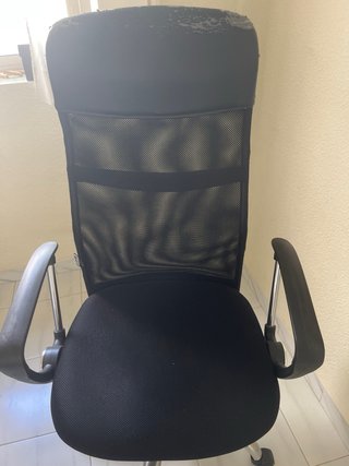 Silla de estudio negra