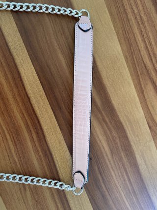 Borsa Stradivarius Rosa effetto coccodrillo