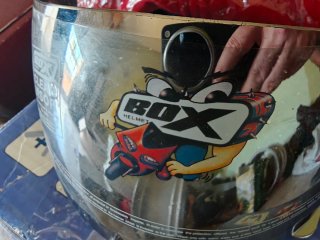 3 Cascos Moto y Visera