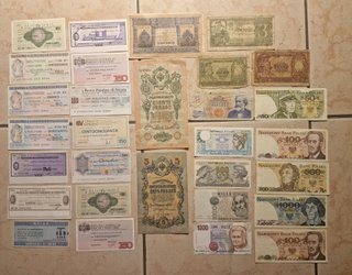 Banconote e assegni antichi