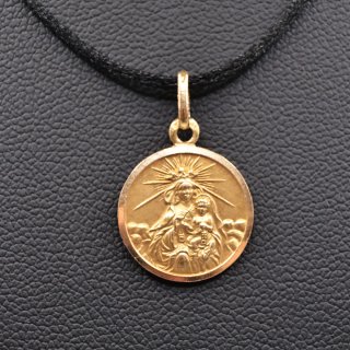 Escapulario de oro 18k