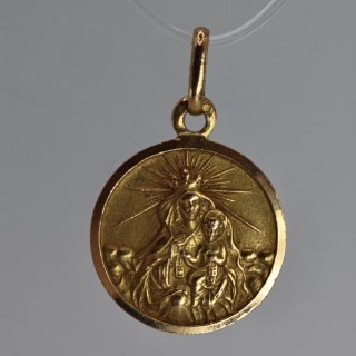 Escapulario de oro 18k