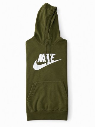 Nike Olive Green Essential Logo Hoodie