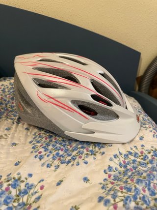 Casco Bell Crossfire Blanco y Rosa