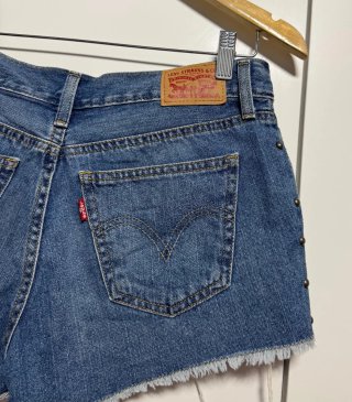 Levi's Shorts Vaqueros Tachuelas Talla 28
