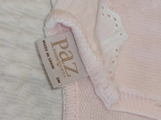 Vestido T 3 meses Paz Rodríguez