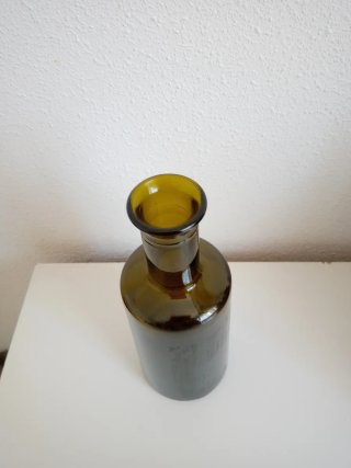 6 Bottiglie in Vetro Sfumato Marrone Scuro