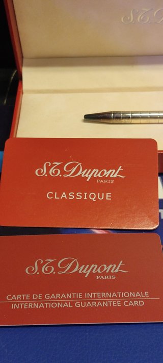 BOLÍGRAFO S.T. DUPONT PARIS - FULL SET IMPECABLE