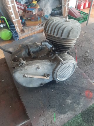 Motor moto antigua