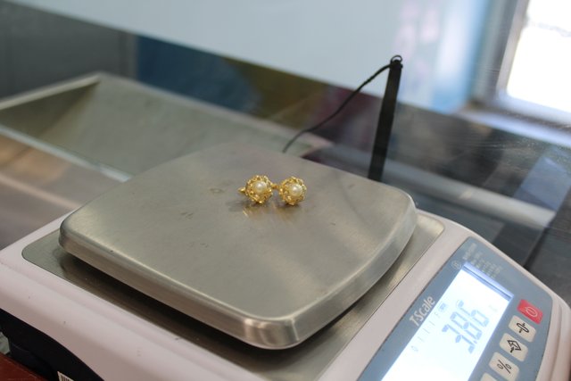 Pendientes Oro 18k Perlas