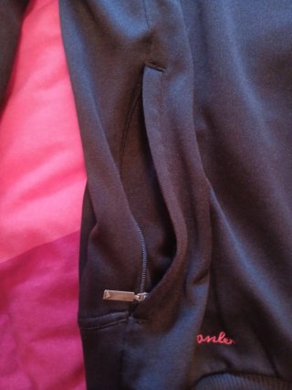Chaqueta Adidas Negra con Rayas Blancas