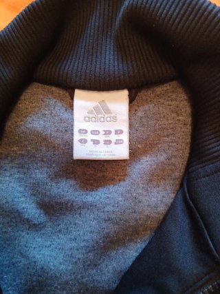 Chaqueta Adidas Negra con Rayas Blancas