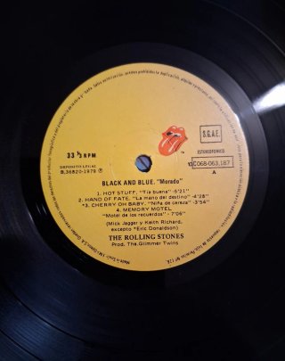 LP de The Rolling Stones: "Black and Blue" (1976)